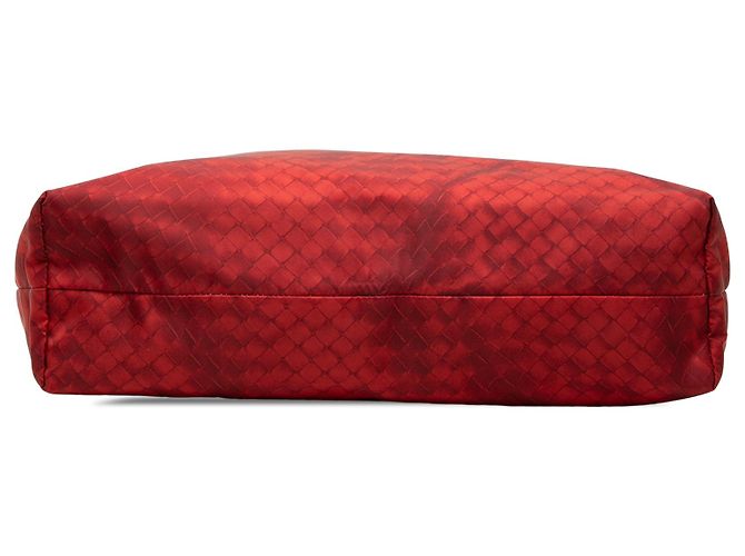 Bottega Veneta Red Nylon Intrecciolusion Tote - view 3