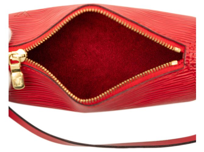 Louis Vuitton Red Epi Pochette Papillon Rot - Ansicht 4