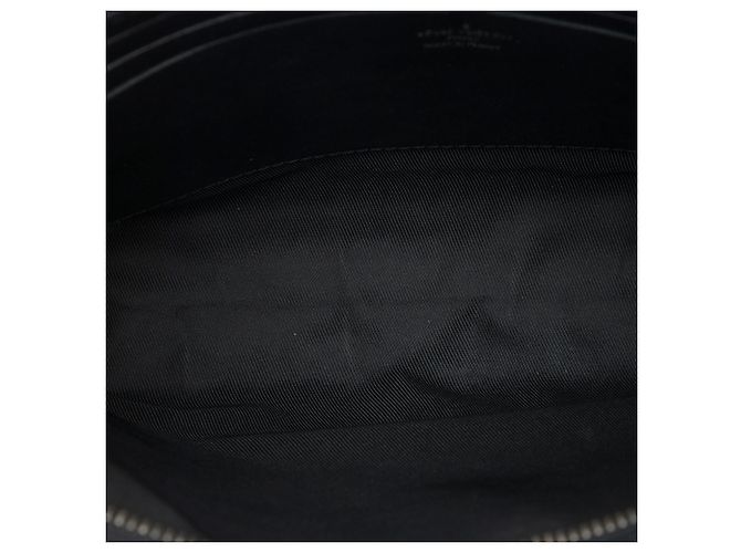 Louis Vuitton Black Monogram Eclipse Pochette Voyage MM Schwarz - Ansicht 4