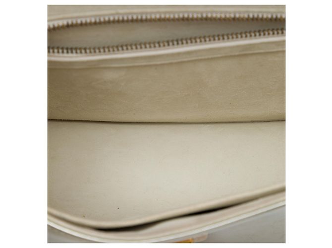 Autre Marque Dior Silver Small Studded Patent Diorama Flap Argento - vista 4