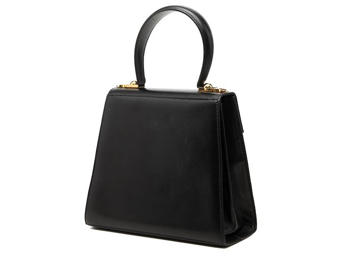 Salvatore Ferragamo Borsa Iconic Top Handle Gancini in pelle nera Small Ferragamo Nero - vista 2