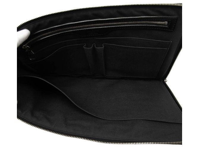 Louis Vuitton Black Damier Graphite Poche Documents Portfolio Schwarz - Ansicht 4