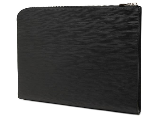 Louis Vuitton Black Epi Pochette Jour GM Nero - vista 2