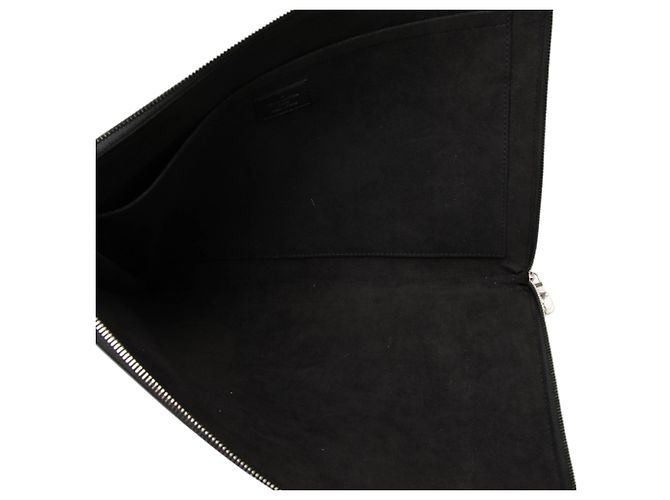 Louis Vuitton Black Epi Pochette Jour GM Nero - vista 4