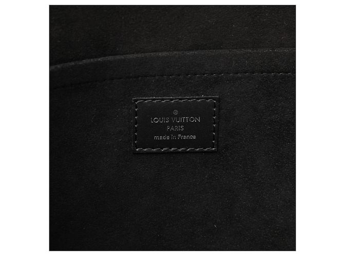 Louis Vuitton Black Epi Pochette Jour GM Nero - vista 5