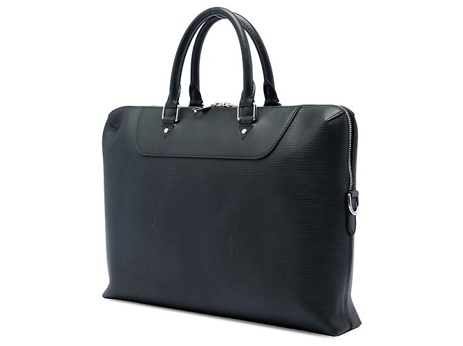 Louis Vuitton Black Epi Porte Documents Jour Schwarz - Ansicht 2