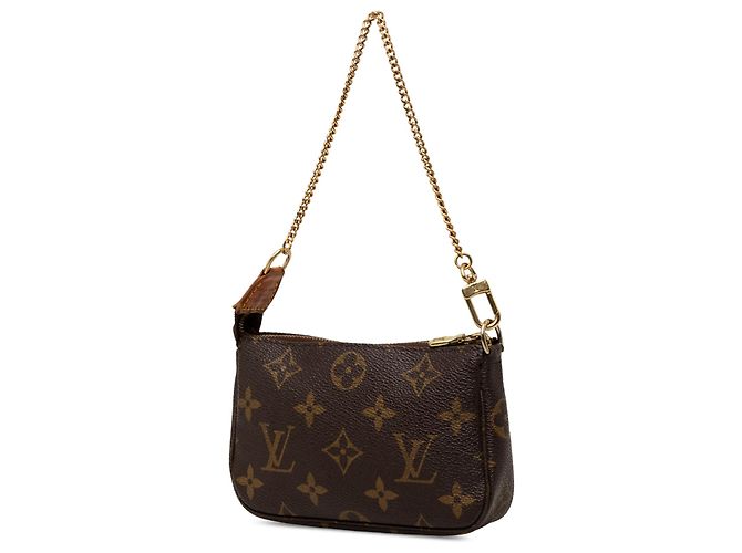 Louis Vuitton Brown Monogram Mini Pochette Accessoires Marron - vue 2