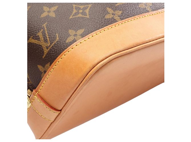 Louis Vuitton Brown Monogram Alma PM Marrom - vista 13