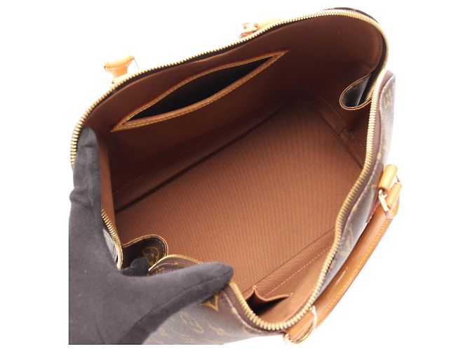 Louis Vuitton Brown Monogram Alma PM Marrom - vista 4