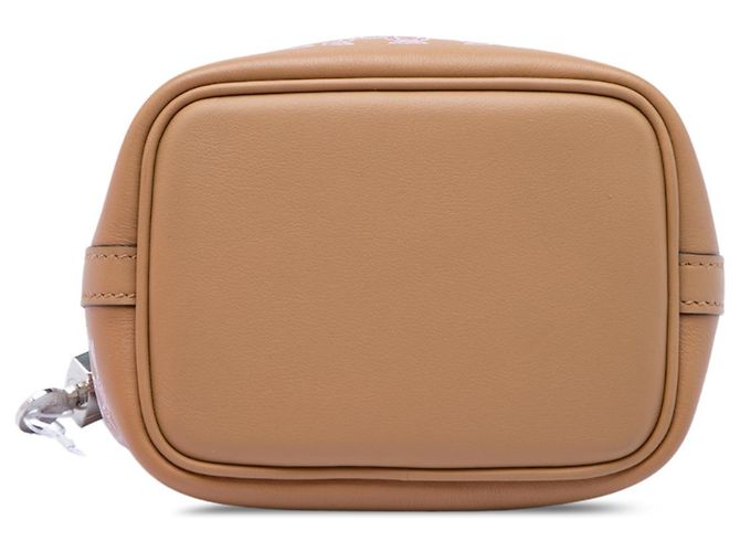 Hermès Brown Micro Swift Lucky Daisy Picotin Lock 14 Marrone - vista 3