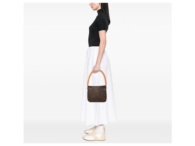Louis Vuitton Brown Monogram Looping MM Braun - Ansicht 6