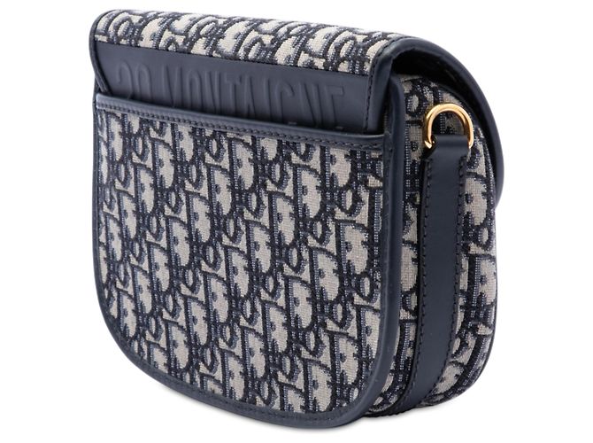 Autre Marque Borsa a tracolla Bobby Dior Blue Medium Oblique Canvas Blu navy - vista 2