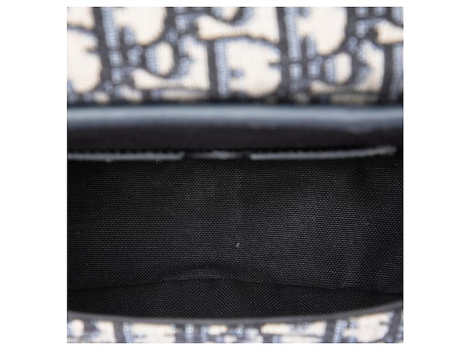 Autre Marque Borsa a tracolla Bobby Dior Blue Medium Oblique Canvas Blu navy - vista 4