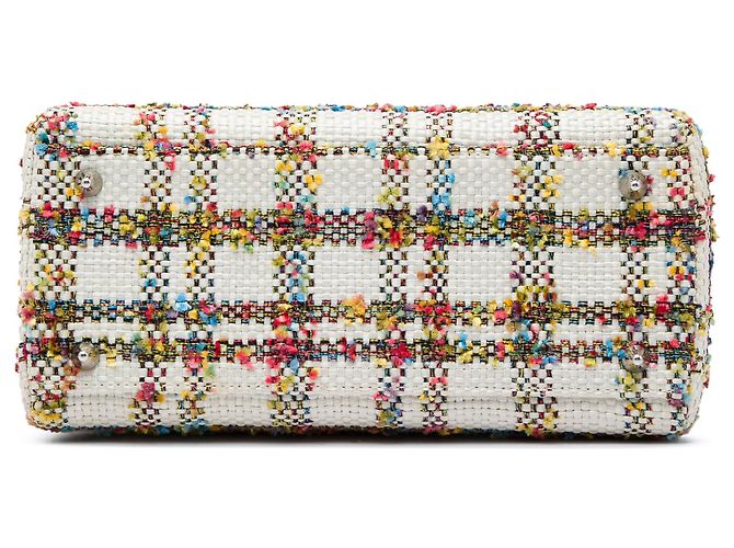 Autre Marque Dior White Medium Tweed Lady Dior - vista 3