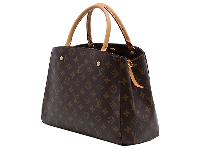 Louis Vuitton Brown Monogram Montaigne MM Marrom - vista 2