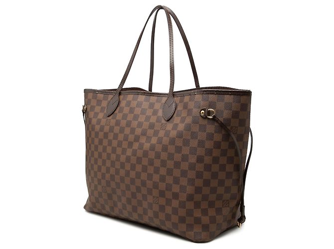 Louis Vuitton Brown Damier Ebene Neverfull GM Marrone - vista 2