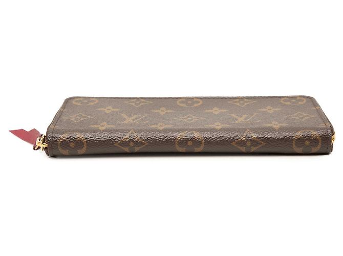 Cartera larga Louis Vuitton Brown Monogram Clemence Castaño - vista 3