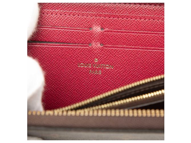 Cartera larga Louis Vuitton Brown Monogram Clemence Castaño - vista 5