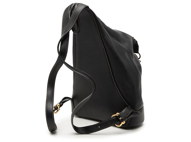 LOEWE Anton Rucksack aus schwarzem Leder - Ansicht 2