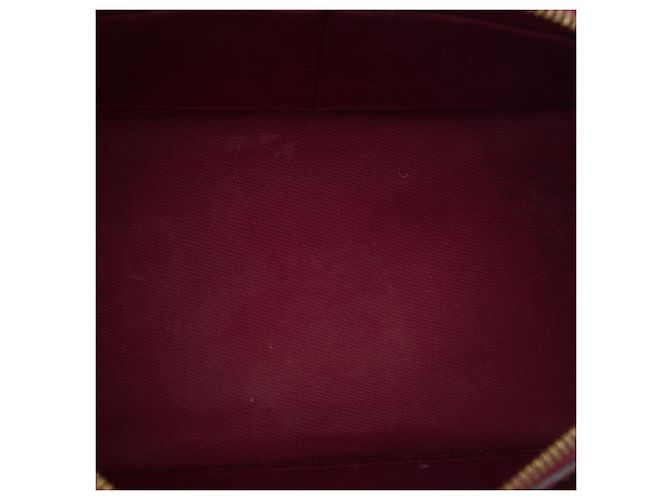Louis Vuitton Red Monogram Vernis Alma PM Roja Burdeos - vista 4