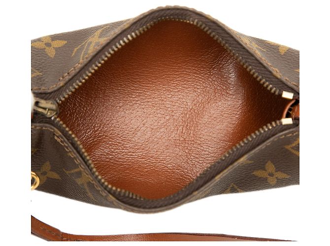 Louis Vuitton Brown Monogram Papillon Pochette Marrone - vista 4