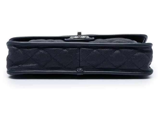 Chanel Blue Medium Quilted Caviar French Riviera Flap Azul Azul marinho - vista 3