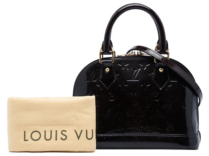 Louis Vuitton Purple Monogram Vernis Alma BB Lila - Ansicht 6