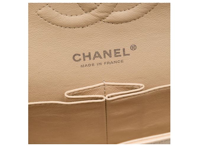 Chanel Beige Medium Classic Caviar Double Flap - vista 5
