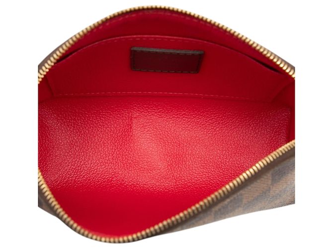 Beauty case Louis Vuitton Brown Damier Ebene PM Marrone - vista 4