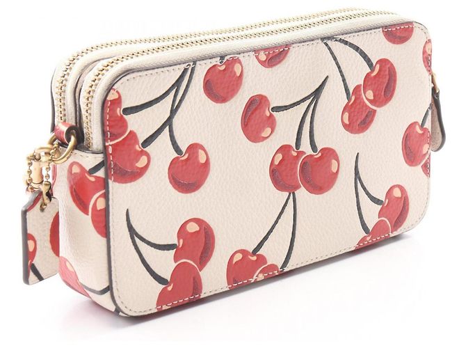 Borsa a tracolla Coach Kira Nero Rosso Crudo - vista 2