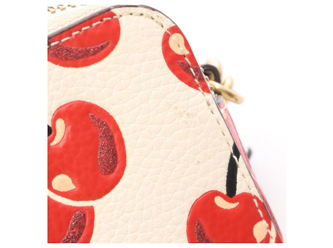 Borsa a tracolla Coach Kira Nero Rosso Crudo - vista 5