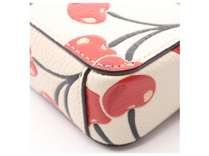 Borsa a tracolla Coach Kira Nero Rosso Crudo - vista 7