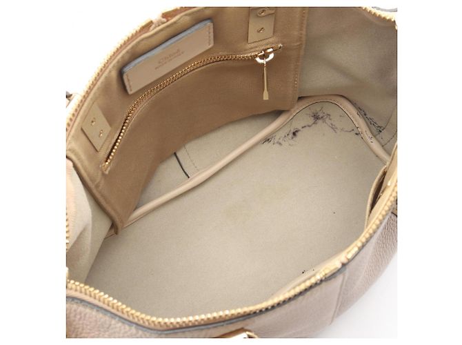 Chloé Baylee Bicolor 2-Way Handtasche Beige Roh - Ansicht 3