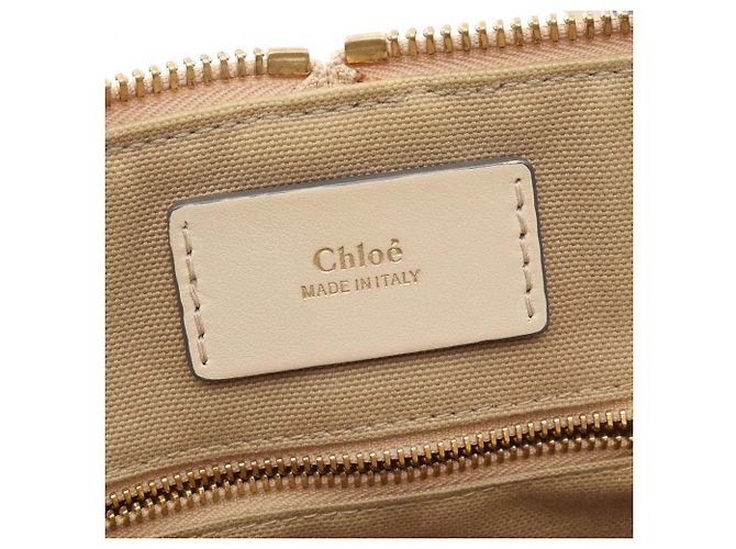 Chloé Baylee Bicolor 2-Way Handtasche Beige Roh - Ansicht 4