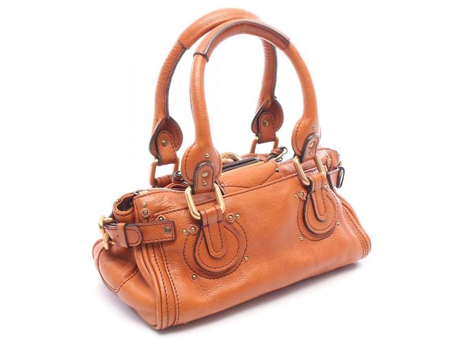 Borsa Chloé Mini Paddington Marrone - vista 2