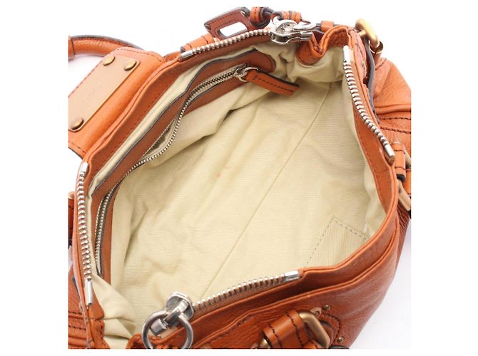 Borsa Chloé Mini Paddington Marrone - vista 3