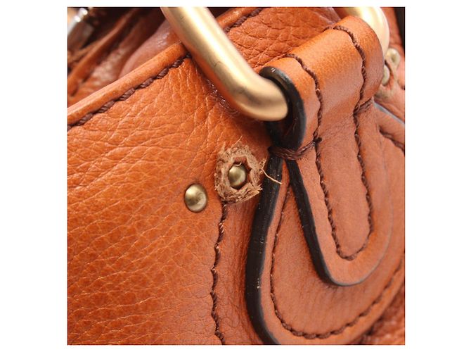 Borsa Chloé Mini Paddington Marrone - vista 6