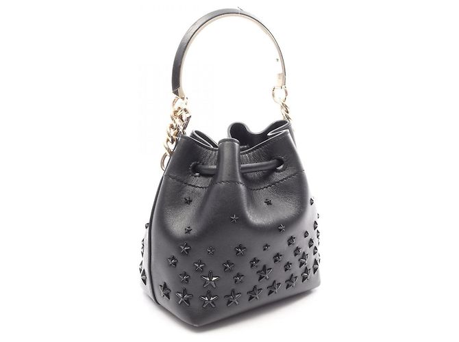 Borsa 2-Way Bon Bucket Jimmy Choo Nero - vista 2