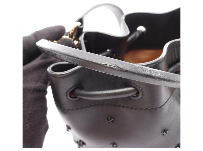 Borsa 2-Way Bon Bucket Jimmy Choo Nero - vista 7