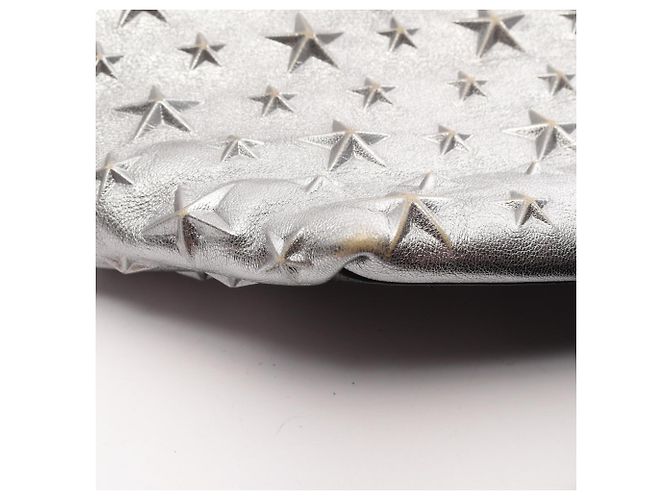 Borsa 2-way Jimmy Choo MINISARA con borchie a stella Nero Argento - vista 10