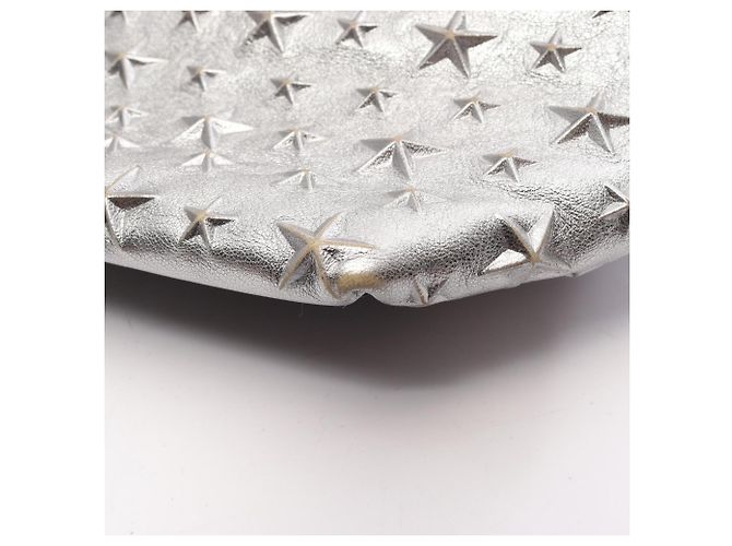 Borsa 2-way Jimmy Choo MINISARA con borchie a stella Nero Argento - vista 9
