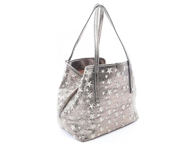 Jimmy Choo Sasha S Tote Bag Silber - Ansicht 2