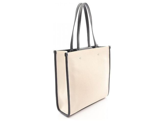 Jimmy Choo Logo Tote Bag Schwarz Roh - Ansicht 2