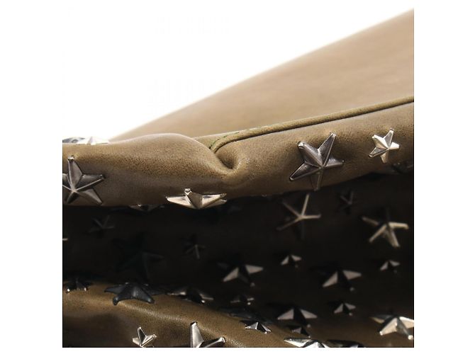 Borsa Tote Jimmy Choo Sophia Large con borchie a stella Cachi - vista 5