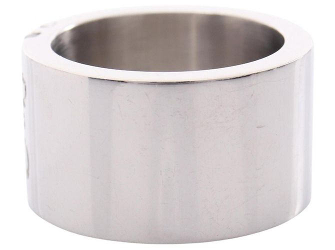 Dolce & Gabbana D&G Logo Ring Schwarz Silber - Ansicht 2