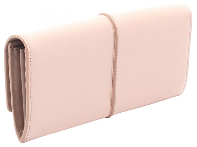Cartera larga de piel rosa Tod's T-Timeless - vista 2