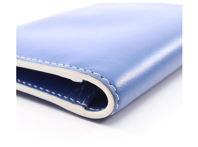 Cartera de cuero bi-fold con león grabado Tod's Azul - vista 10