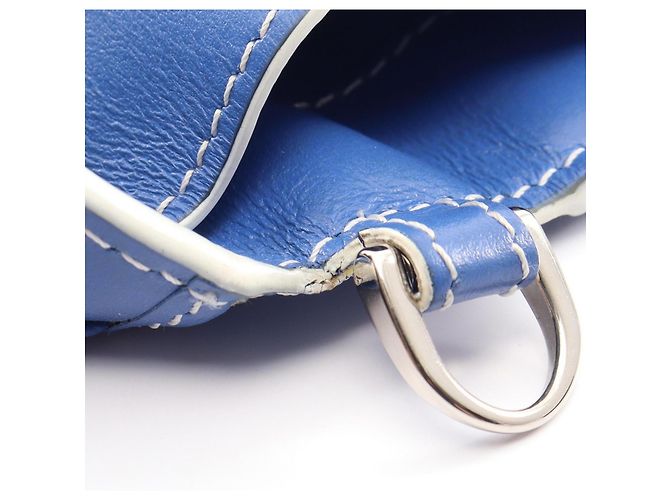 Cartera de cuero bi-fold con león grabado Tod's Azul - vista 7