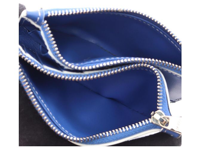 Cartera de cuero bi-fold con león grabado Tod's Azul - vista 8