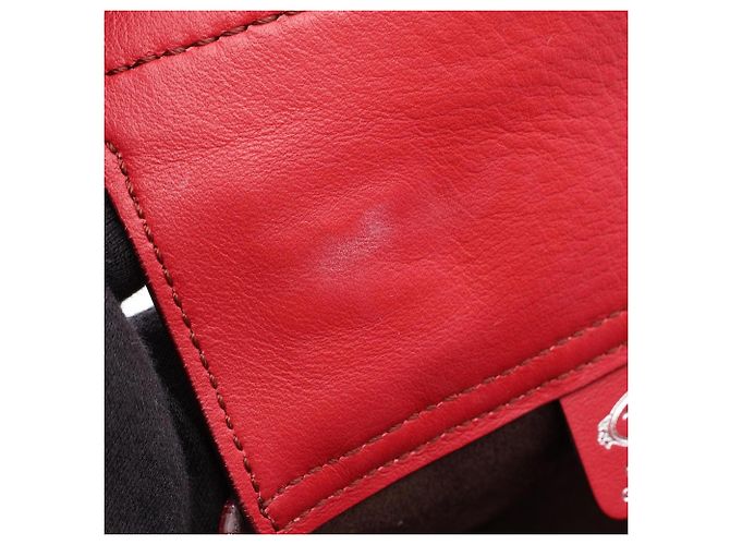 Borsa a mano 2-Way Tod's Wave Bag Mini in pelle rossa Rosso - vista 7